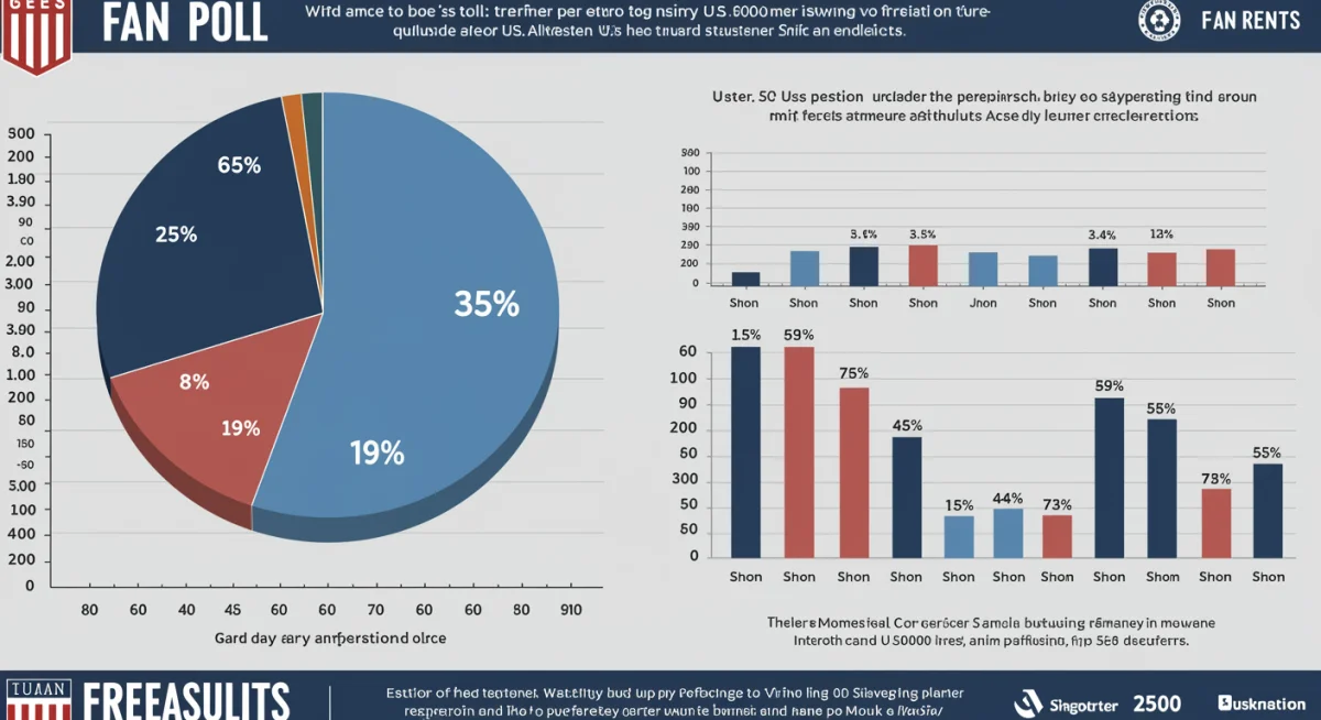 Infographic showing 2025 fan poll results on game day atmosphere preferences