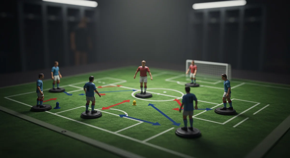 Tactical board illustrating strategic player moves and team formation changes, symbolizing the impact of new acquisitions.