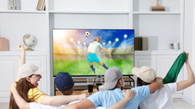 Fan zone content for passionate soccer supporters